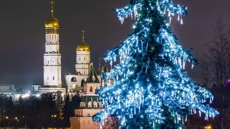 Видео: В Кремль доставили главную новогоднюю елку страны