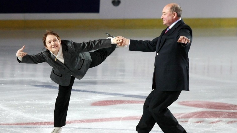 Москвина и Мишин отметили в Петербурге полувековой юбилей тренерской работы