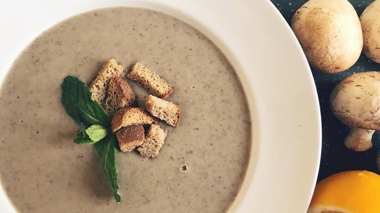 Сливочный крем-суп из грибов — изысканный рецепт 19 века