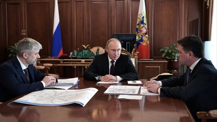 Видео: Путину доложили о планах по строительству развязки в подмосковных Химках