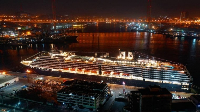 Фото: В сети обсуждают красоту лайнера Westerdam, зашедшего во Владивосток