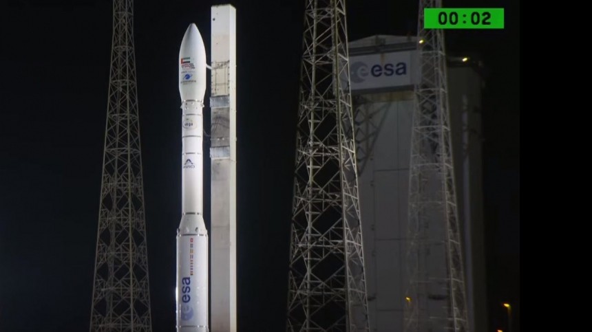 Запуск ракеты Vega с разведывательным спутником во Франции завершился неудачей