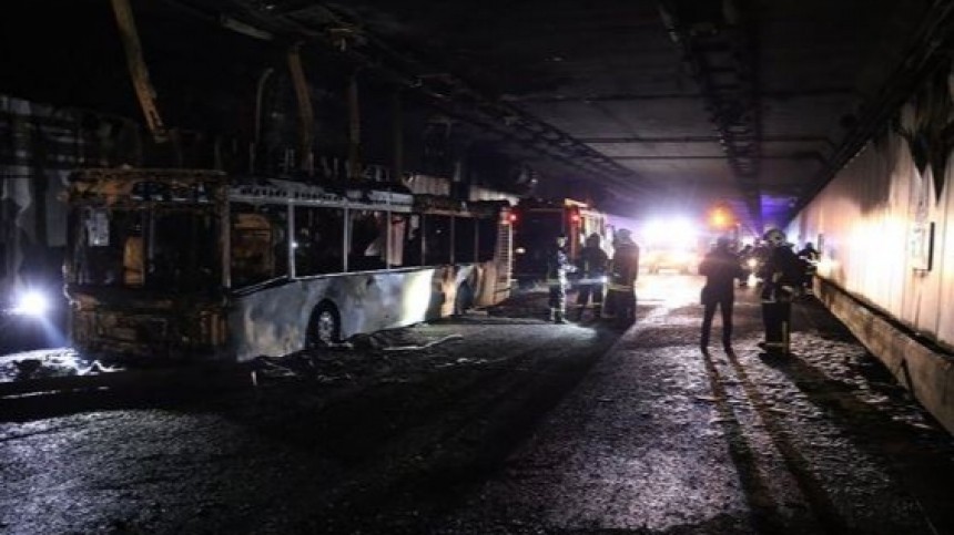 Стали известны причины пожара в автобусе в московском тоннеле