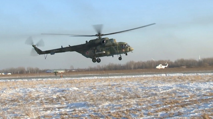 Экипажи российских вертолетов ВВО показали «горку» и «воронку»