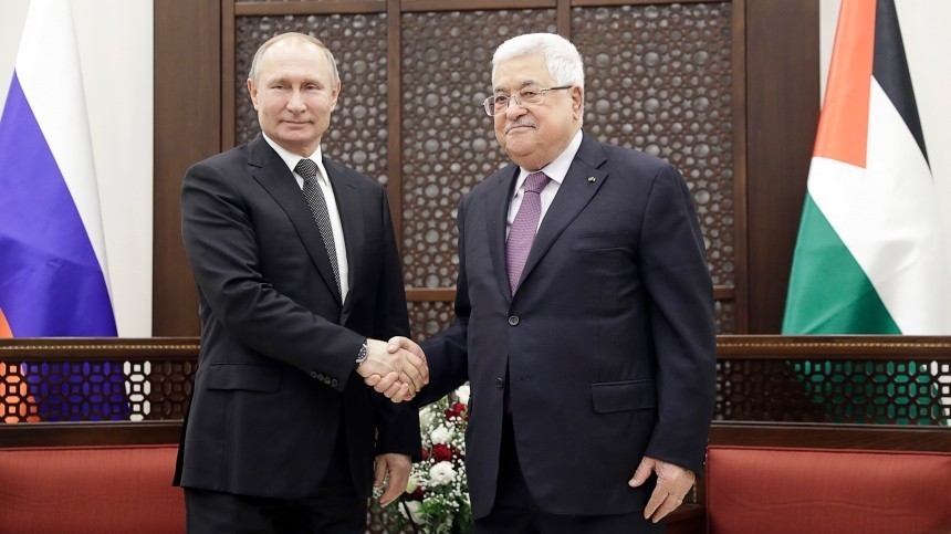 Путин провел переговоры с лидером Палестины Аббасом