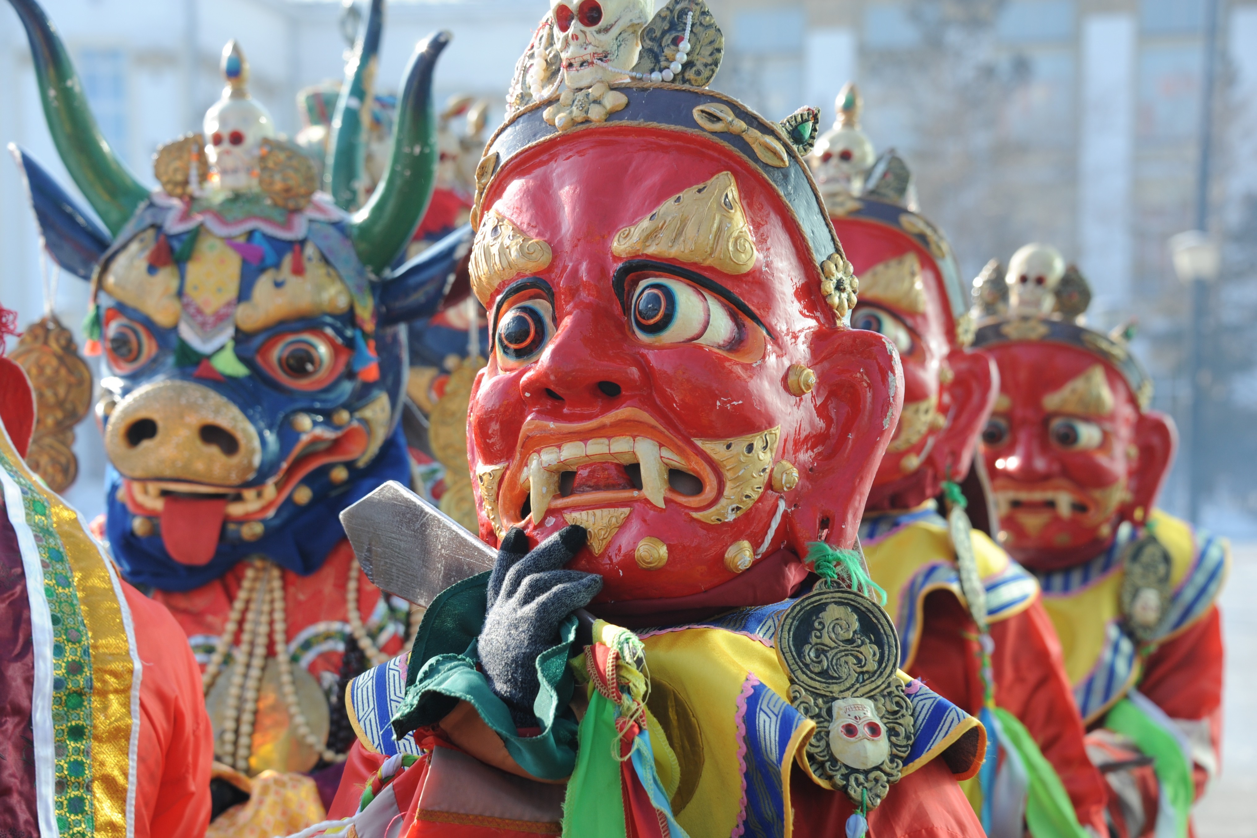 Празднование буддийского Нового года в Чите, 2018 год