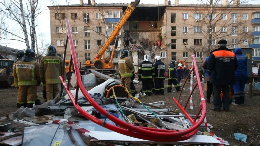 Стала известна основная версия взрыва в доме в Орехово-Зуево