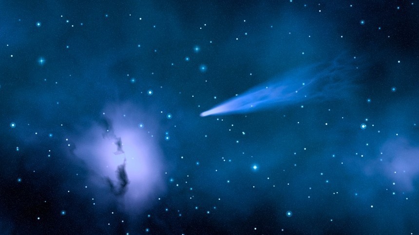 В сети делятся первыми фото ярчайшей за семь лет кометы, несущейся к Земле