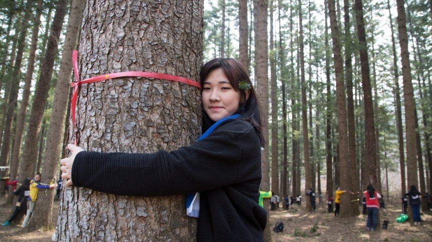 Кусочек любви природе: Фестиваль по обниманию деревьев прошел в Финляндии