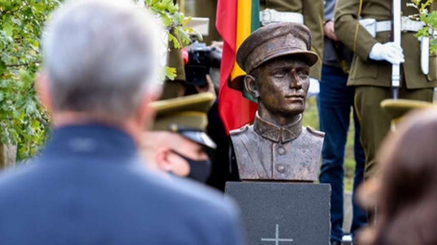 В Литве открыли памятник борцу с советской властью