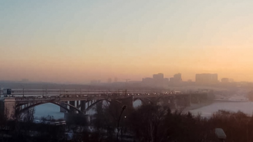 Лютые морозы привели в Новосибирске к введению режима „черного неба“