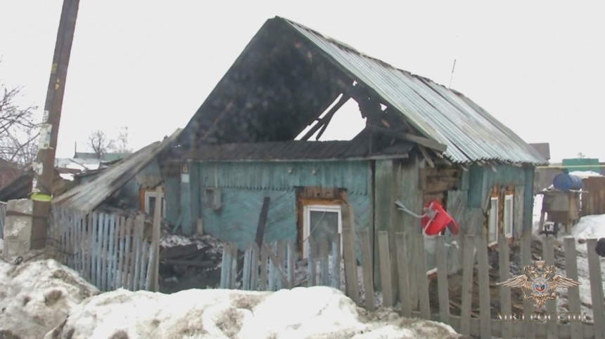 Полицейские-герои вытащили из горящего дома под Новосибирском четырех детей