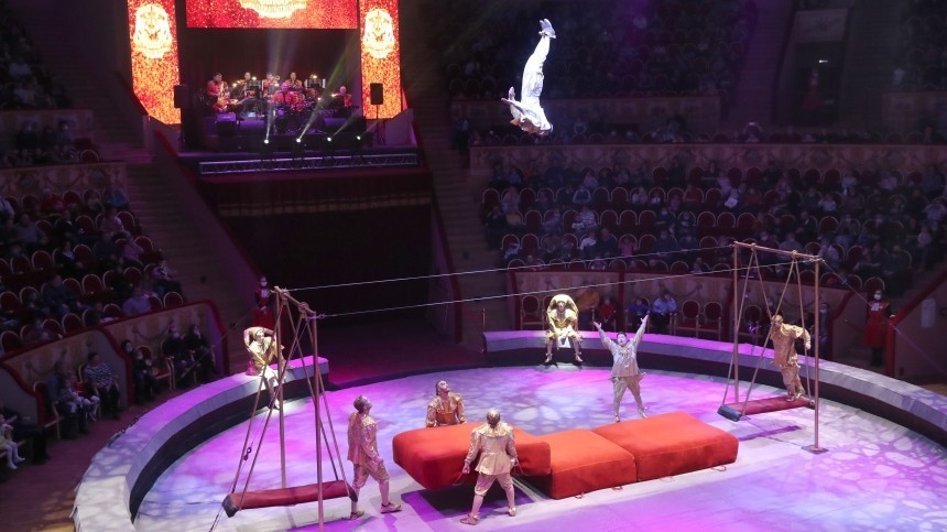 Акробат цирка на Фонтанке в Петербурге попал в больницу после падения с качелей