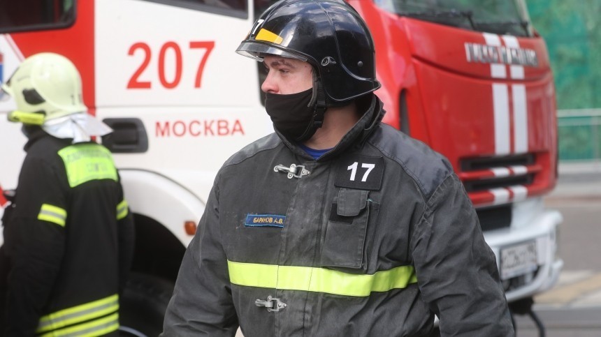 Пожар вспыхнул в поликлинике на Кутузовском проспекте в Москве