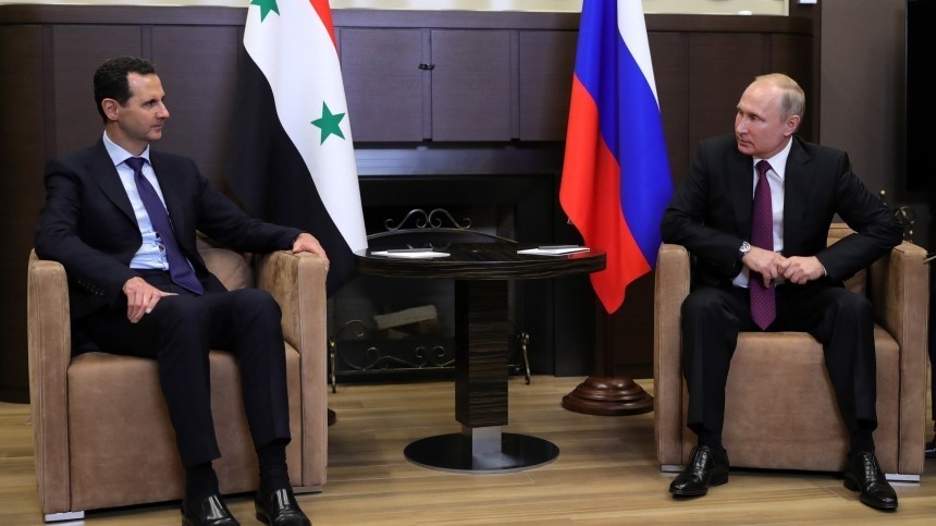 Какие темы Владимир Путин обсудил с президентом Сирии?