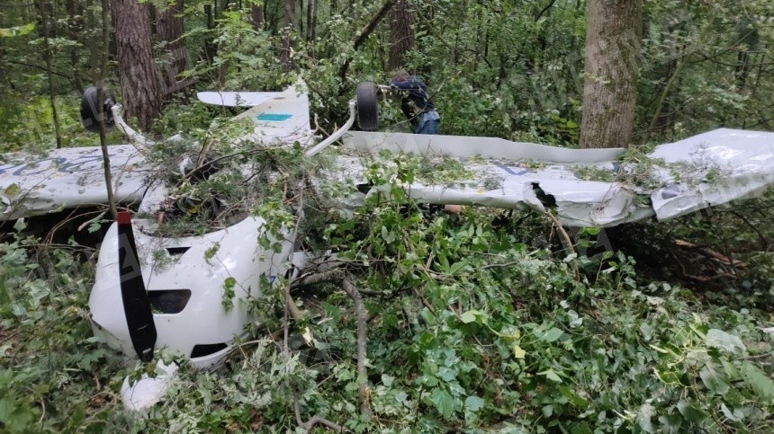 Самолет потерпел крушение под Москвой