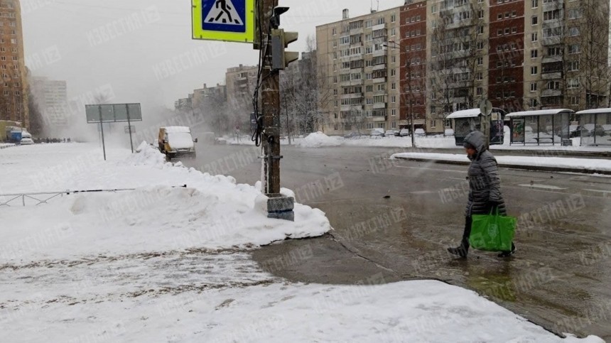 Термальный источник не отходя от дома: кипятком затопило улицу в Петербурге