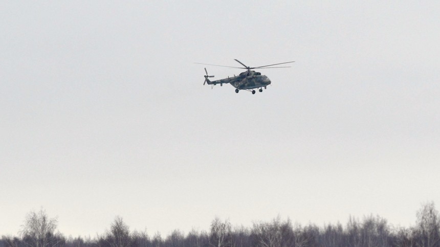 Вертолет Ми-8 перед падением в Ульяновске сняли на видео