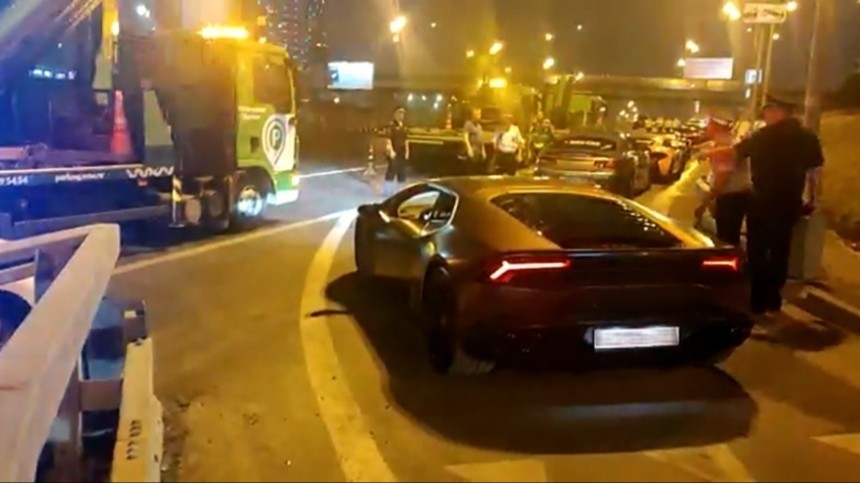 Форсаж с провалом: в Москве пресекли незаконные гонки на элитных авто