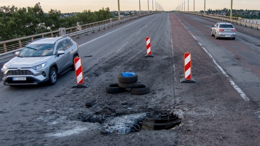 Власти Херсонской области рассказали о состоянии Антоновского моста