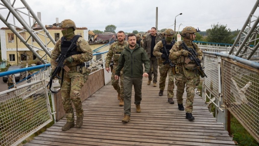 Украинские СМИ: Зеленский прибыл с визитом в харьковский Изюм