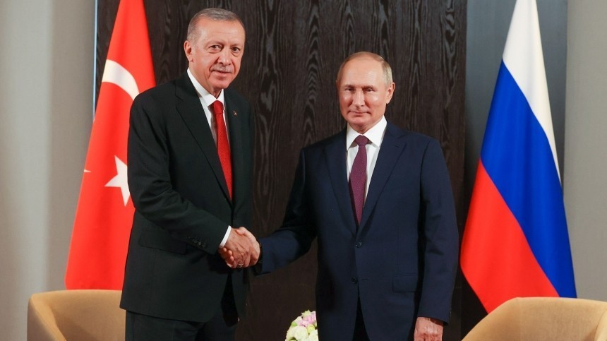 Путин поблагодарил президента Турции Эрдогана за вклад в зерновую сделку