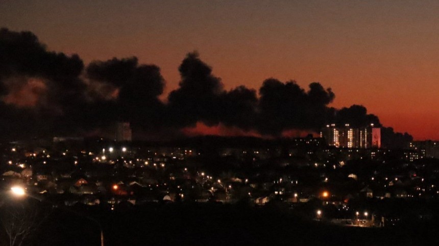Губернатор Курской области сообщил о возгорании в районе аэродрома
