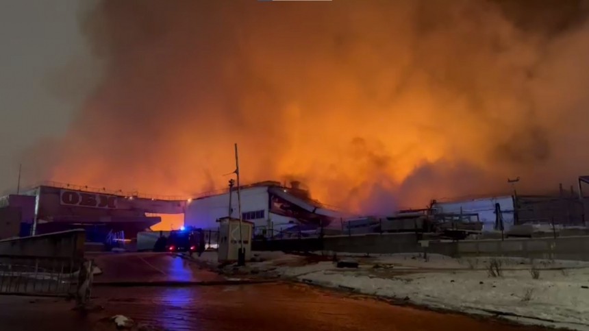 Площадь пожара в Мега Химки увеличилась до 17 тысяч квадратных метров