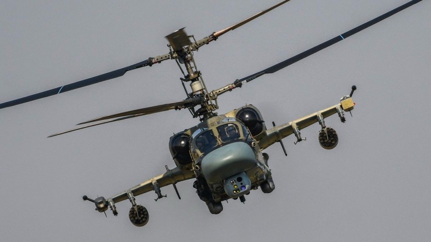 Ударные вертолеты Аллигатор уничтожили бронетехнику и опорные пункты ВСУ