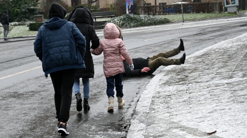 Зимняя походка, или Как не упасть в гололед лайфхаки