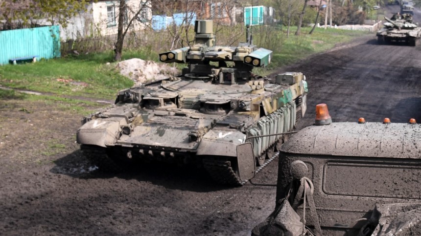 В Минобороны показали кадры уничтожения танка ВСУ при поддержке Терминатора