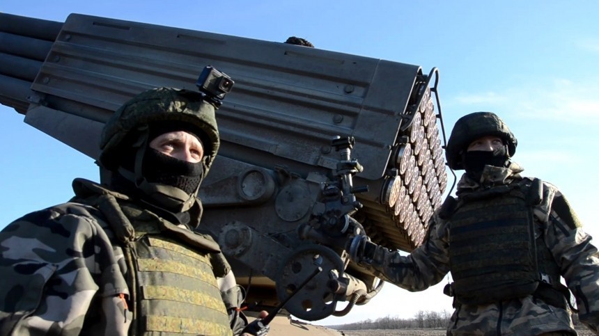 Побило Градом: как российская артиллерия поддерживает наступление в ДНР видео