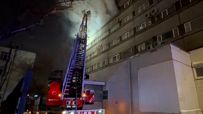 Появились жуткие кадры последствий пожара в московском отеле МКМ