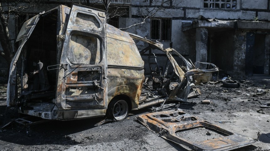В Петровском районе Донецка ВСУ цинично обстреляли бригаду скорой помощи