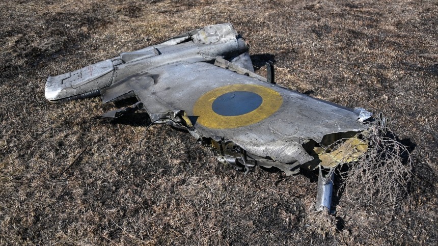 Российская ПВО сбила украинский самолет Су-25 в Херсонской области