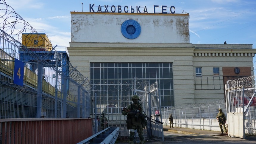 Как российские войска обороняют Каховскую ГЭС от боевиков ВСУ