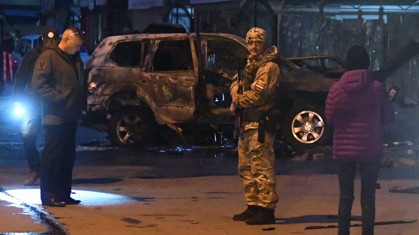 Дым виден со всех сторон: в районе рынка в Мелитополе взорвался автомобиль