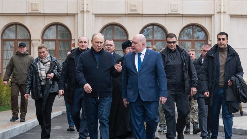 Путин открыл первые объекты кластера Новый Херсонес в Севастополе