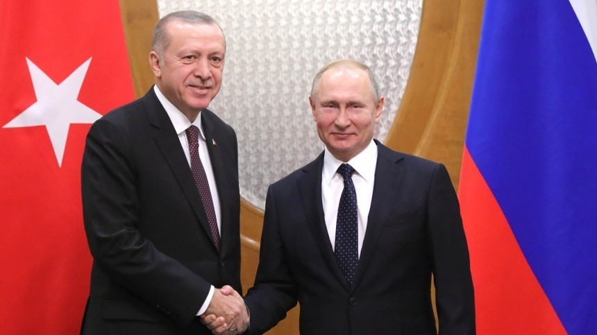 Путин и Эрдоган обсудили ситуацию на Украине