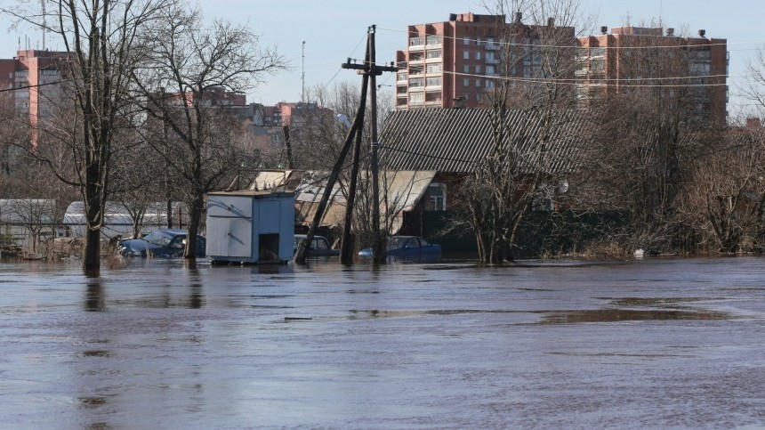 Ушли под воду: в Калужской области подтоплены поселки и дачные участки