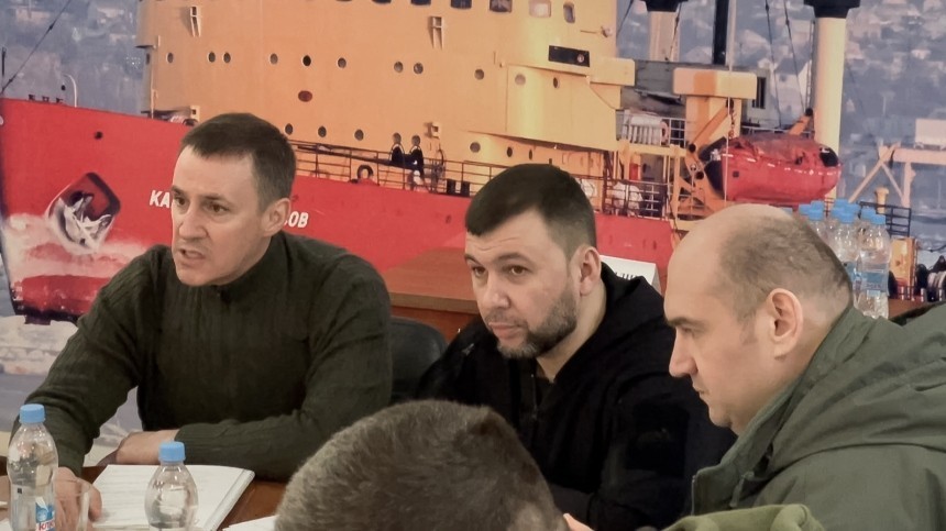 Патрушев и Пушилин обсудили запуск зернового терминала в Мариуполе