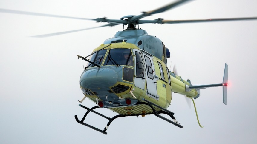 В СК показали видео с места крушения медицинского вертолета под Волгоградом
