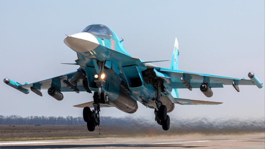 В Брянской области разбился Су-34