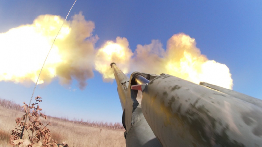 Российская артиллерия уничтожила гаубицу Акация ВСУ под Херсоном