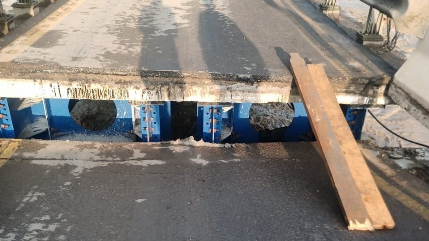 Прогноз неблагоприятный: мощные ливни обрушили мост у Адыгеи