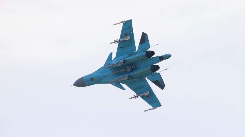В Минобороны сообщили о крушении истребителя Су-34 в Воронежской области