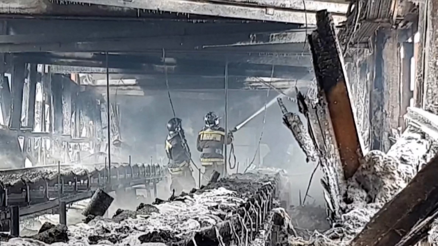 В Туве ликвидировали открытый огонь на Шагонарской ТЭЦ