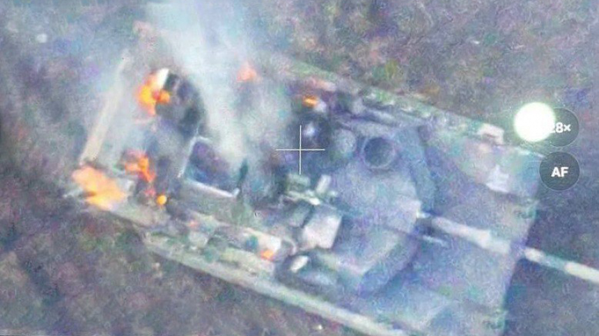 ВСУ лишились еще одного танка Abrams на авдеевском направлении