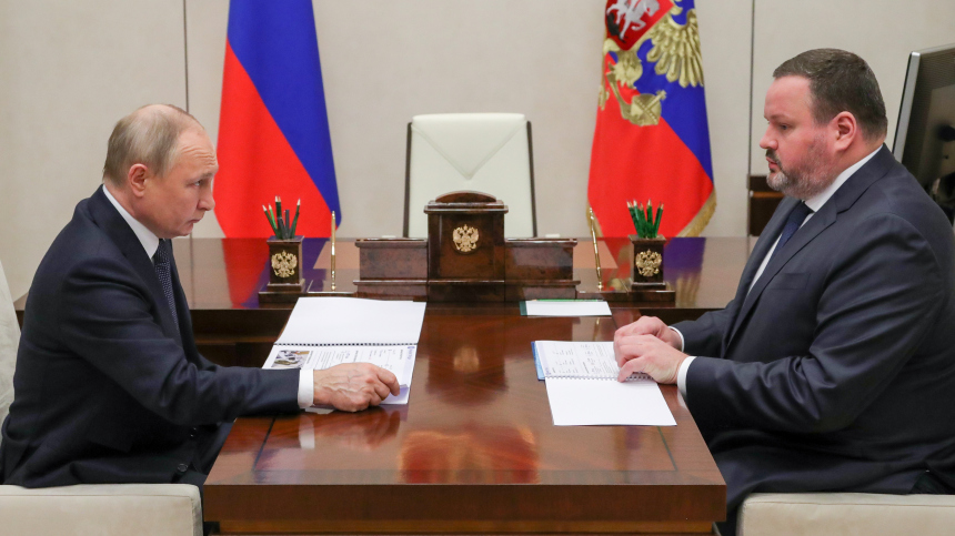 Путин обсудил меры социальной поддержки с главой Минтруда Котяковым