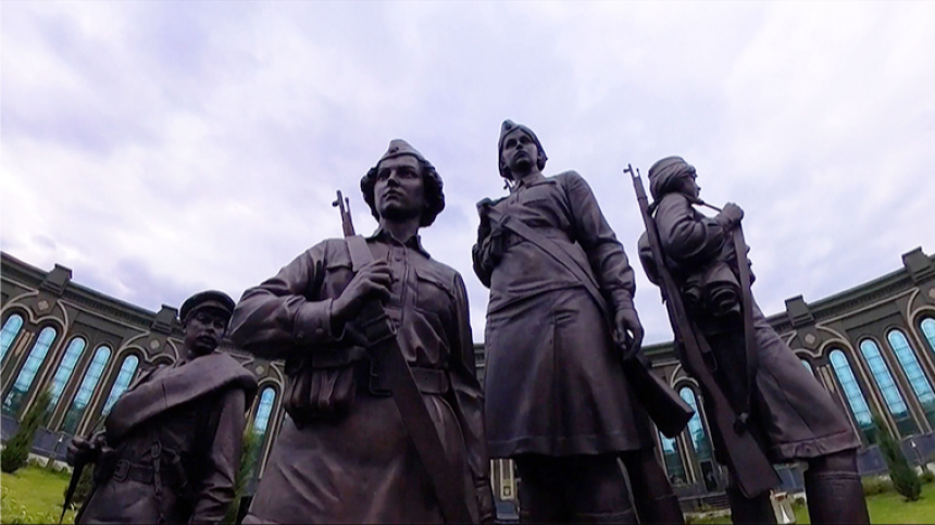 В парке Патриот открыли памятник, посвященный подвигам женщин на войне